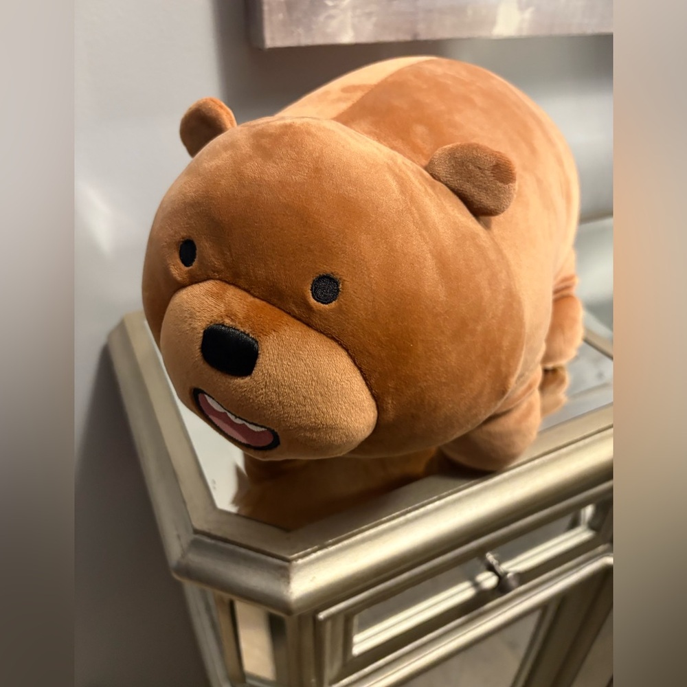 Miniso large plush bear toy new with tags